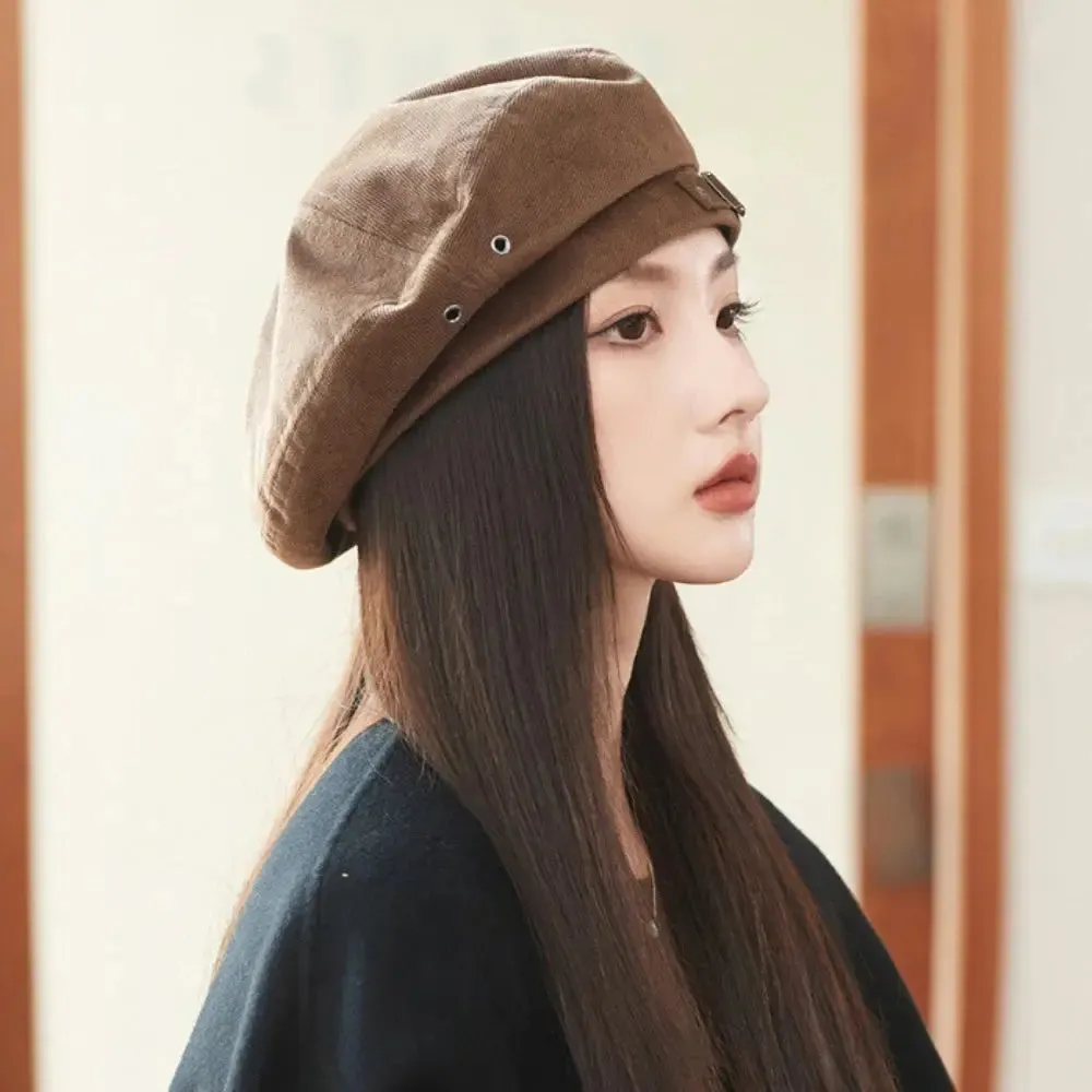 Women Berets New Autumn Winter Cap Hats for Women Solid Vintage Artist Painter Beret Hat Ladies Flat Cap Berets for Women
