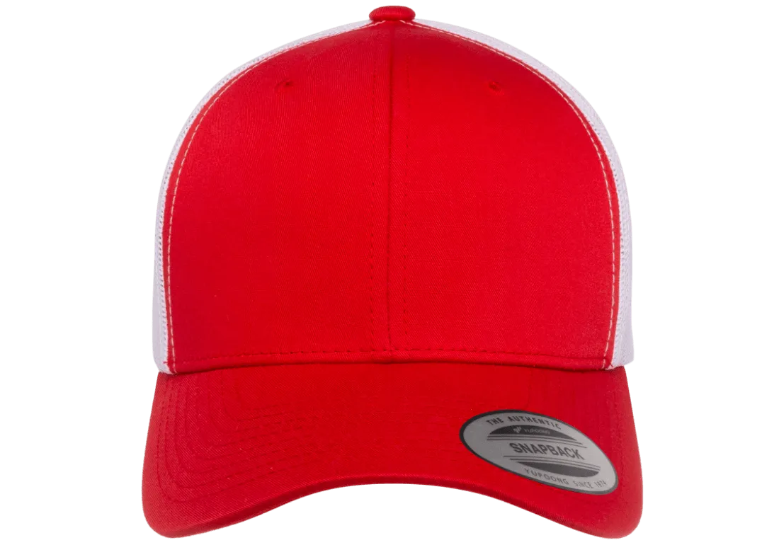 YP Classics Mesh Back Trucker Cap Red White