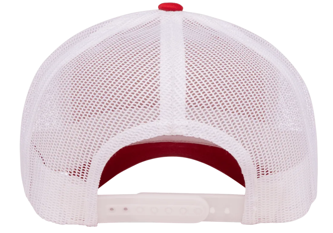 YP Classics Mesh Back Trucker Cap Red White