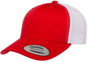 YP Classics Mesh Back Trucker Cap Red White
